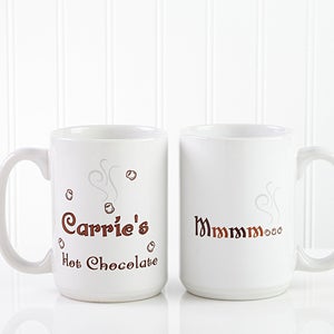 Personalized Large Hot Chocolate Mug for Kids - MMMM Good  - 9822-L