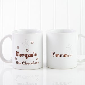 Personalized Kids Hot Chocolate Mug - MMMM Good  - 9822-W