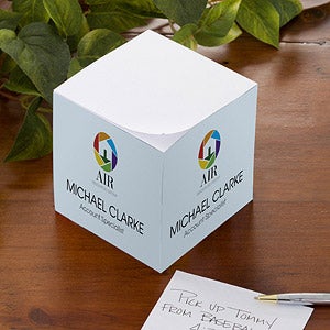 Personalized Corporate Custom Logo Note Cube - 9969