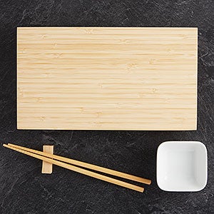 Script Initial Personalized Bamboo Cutting Board - 10x14