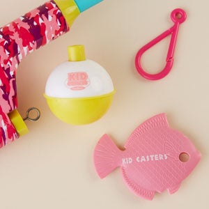 Personalized Kids Pink Camo Tackle Box & Fishing Pole Personalized Kids Pink Camo Tackle Box & Fishing Pole