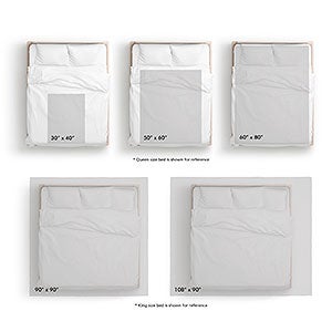 Fleece Blanket 50x60 Blanket On Queen Bed Design Your Own