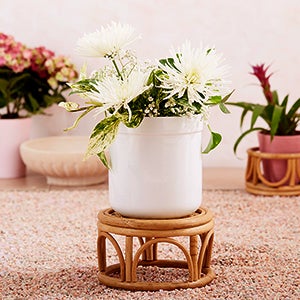 Personalized Outdoor Flower Pot - Christmas Aspen