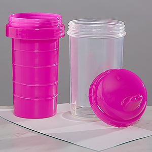 Kupresso Sublimation Holographic Pink Dual Lid Sippy Cup, Clear Lid Included-12 oz