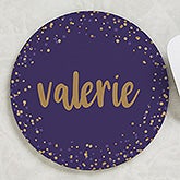 Sparkling Name Personalized Round Mouse Pad - 22662