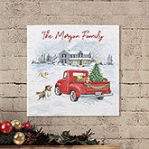 Farmhouse Holidays Personalized Canvas Prints - 22721