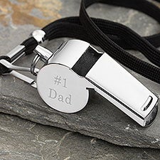 #1 Dad Personalized Whistle Gift For Dad - 22870