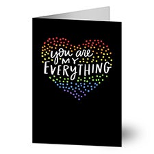 You Are My Everything Personalized Greeting Cards - 22906