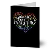 You Are My Everything Personalized Greeting Cards - 22906