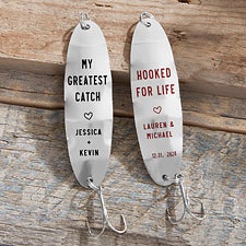Personalized Fishing Lures - Wedding Keepsake Gift - 22929