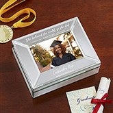 Custom Engraved Graduation Photo Box - Graduation Gift - 22943