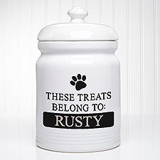 Happy Dog Personalized Dog Treat Jar - 23056