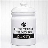 Happy Dog Personalized Dog Treat Jar - 23056