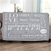 Personalized Couples Blankets - Better Together - 23100