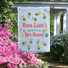 Personalized Bee Garden Flag Gift For Grandma - 23101