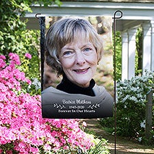 Personalized Photo Memorial Garden Flag - 23103