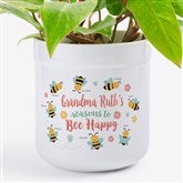 Personalized Bee Flower Pot Gift For Grandma - 23113