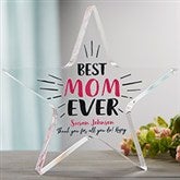 Best Mom Ever Personalized Star Award Gift - 23169
