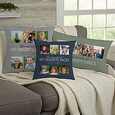 Personalized Photo Throw Pillows - My Favorite Things - 23178