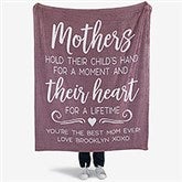 Personalized Blankets - Mothers Hold Their Childs Hand... - 23184