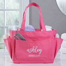 Personalized College Shower Caddy - Scripty Name - 23210