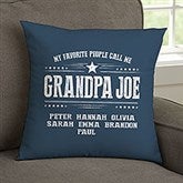 My Favorite People Call Me Personalized Throw Pillows - 23254