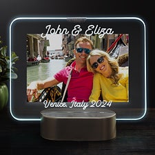 LED Picture Frames Personalized Light Up Glass Frames - 23321