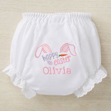 Personalized Baby Bloomers Diaper Covers - Happy Easter - 23333