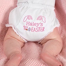 Personalized Baby Bloomers Diaper Covers - Babys First Easter - 23334