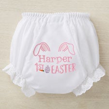 Personalized Baby Bloomers Diaper Covers - Babys First Easter - 23334