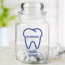 Dentist Office Personalized Treat & Candy Jar - 23346
