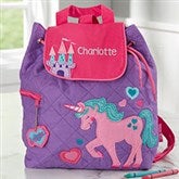 Unicorn Personalized Kids Backpack by Stephen Joseph  - 23366
