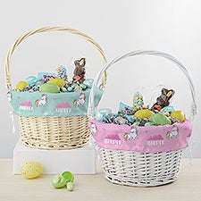 Personalized Unicorn Easter Basket - 23377