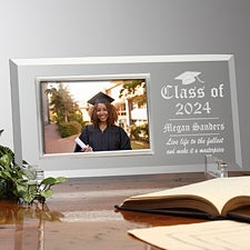Personalized Engraved Glass Graduation Picture Frames - 23392