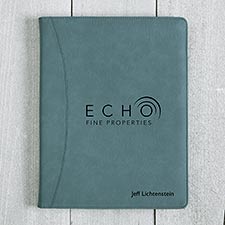 Echo Fine Properties Teal Padfolio - 23409