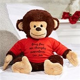 Personalized Plush Monkey Stuffed Animal - 23516