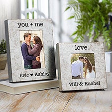 Galvanized Metal Box Picture Frames - Couple Picture Frames - 23540