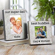 Galvanized Metal Box Picture Frames for Dad, Grandpa - 23544