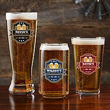 Personalized Beer Glasses - Watering Hole - 23565