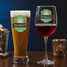 Personalized Irish Barware Collection - Cup O Cheer - 23570