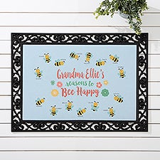 Personalized Doormats - Reasons to Bee Happy - 23585