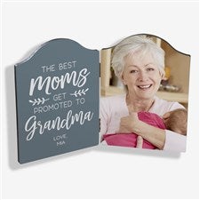 Best Moms Get Promoted Personalized Photo Plaque - 23586