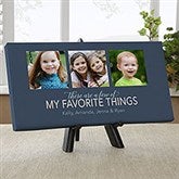 Personalized Photo Mini Canvas Print - My Favorite Things - 23598