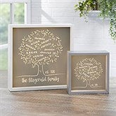 Personalized LED Light Shadow Box - Tree of Life - 23603