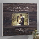 Personalized Wedding Wall Picture Frame - Rustic Elegance - 23646