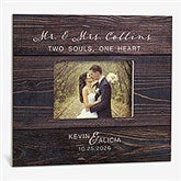 Personalized Wedding Wall Picture Frame - Rustic Elegance - 23646