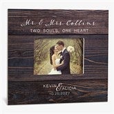 Personalized Wedding Wall Picture Frame - Rustic Elegance - 23646