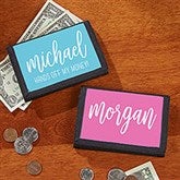 Scripty Style Personalized Kids Wallets - 23649