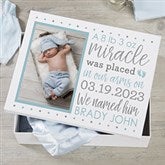 Baby Boy's Story Personalized Keepsake Memory Box - 23696