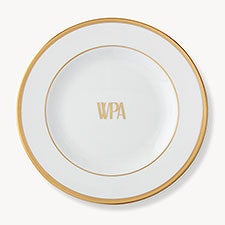 Pickard Signature Gold Monogrammed Butter Plate - 23701D